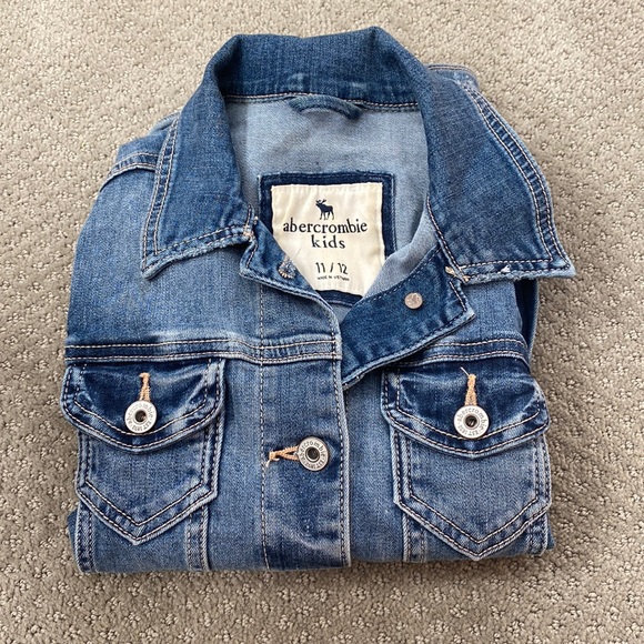 abercrombie denim jean jacket - Picture 1 of 5